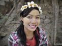 woman myanmar burma make-up thanaka